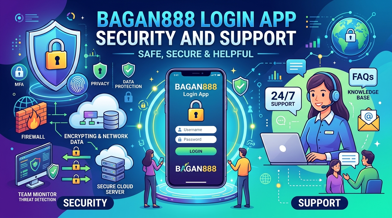 Bagan888 Login App ၏ လုံခြုံရေးနှင့် ပံ့ပိုးမှု